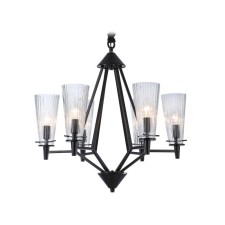 Suspended chandelier Ambrella TR3237/6 BK, E14, 6x40W D610x585 mm, black