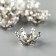 Decor "Crown", dark silver color