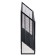 Vertical, desktop tray, 3 compartments, mesh, metal, black