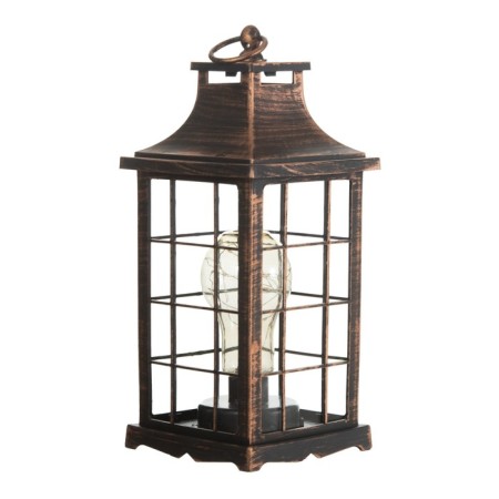 Nightlight "Loft Loft" LED black with a copper patina 13x13x31 cm Risalux-8