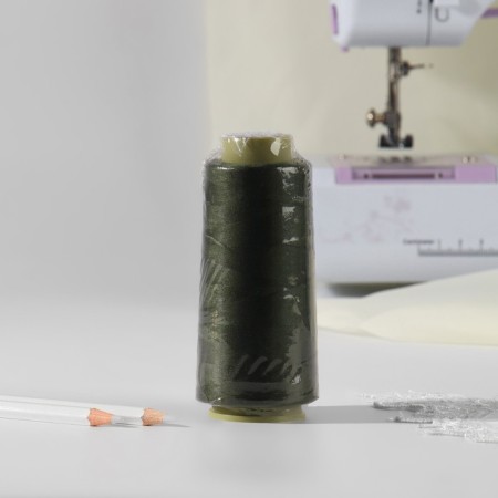 Threads 40/2, 1500 m, khaki color-3