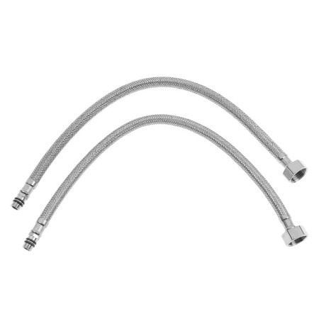Accoona A96111G shell mixer, single -leaf, with nut, silumin, white/chrome-2