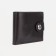 Male purse on a magnet, department for bills, for maps, for coins, brown color