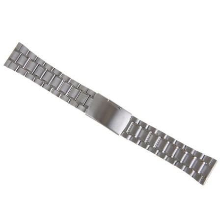 Solomon watch strap, 22 mm, metal, silver