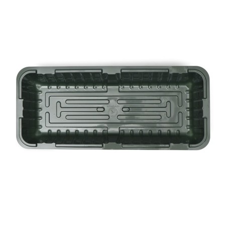 Mini-Pirate for seedlings, 39.5 × 17 × 13 cm, without inserts, dark green, Greengo-5
