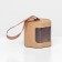 Hybag box, with a window, craft, 7 x 7 x 7 cm