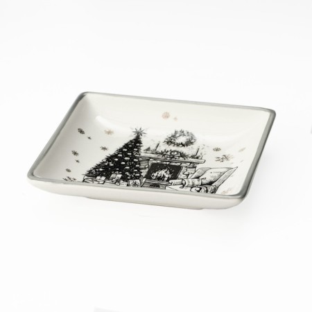 Serving share "Hugge", 15 × 15 cm, white color-1