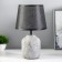 ESMIMA table lamp E14 40W gray 20x20x33cm Risalux