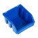 Metizov tray No. 1, 115x115x75 mm, blue