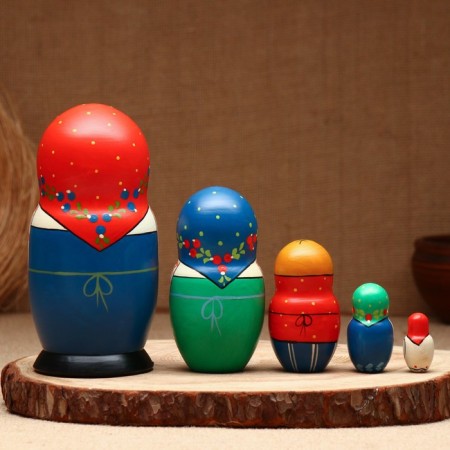 Nesting doll "Old Russian nesting doll", 5 puppet, suite-1