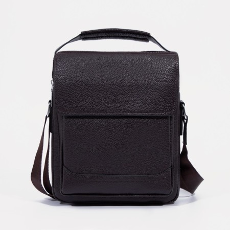 Male bag, brown color-1