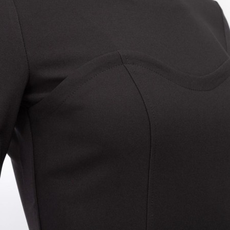 Women's dress Midy Mist, size 50, black color-8