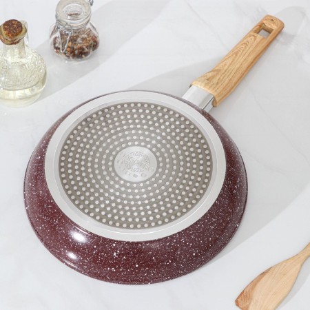 Forged pan Magistro Natural. Brown, D = 26 cm, Soft-Touch pen, anti-stick coating, induction, brown color-2