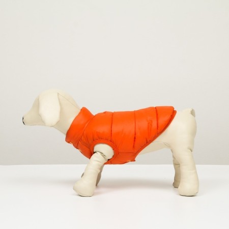 Dog jacket two -sided with print, size 8 (ds 23 cm, og 30, og 22 cm), coral-3