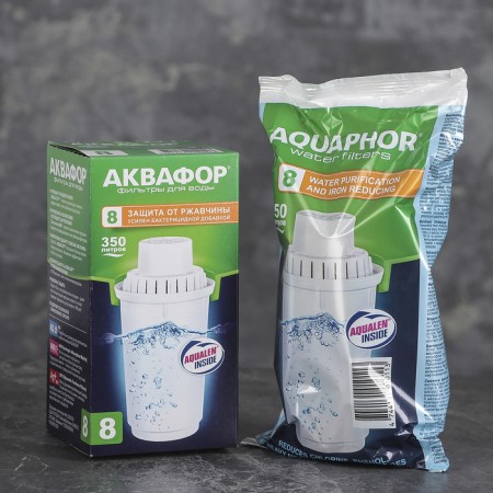 Channel Cartridge "Aquaphor B-8", deep purification of water with a high chlorine content-1