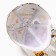 Baseball cap, white/animals, size 52-54