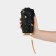 Mechanical female umbrella, 6 knitting needles, black color.
