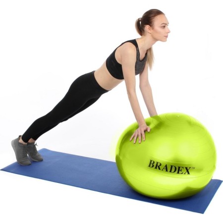 Fitball Bradex "Fitball-65" d = 65 cm, with a pump, light green-13