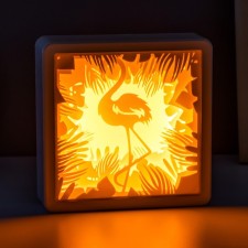 Light picture “Ostrus” LED from 3haa USB batteries 15.5x4.5x15.5 cm Risalux