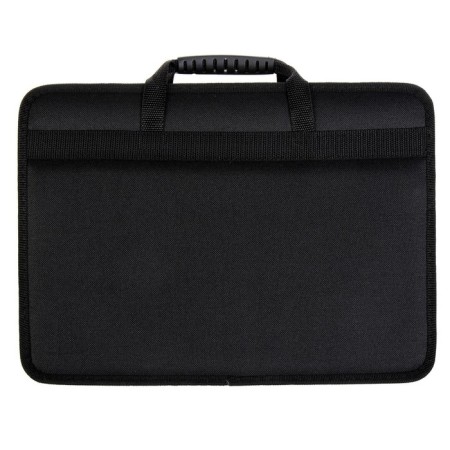 Folder with handles Textile, A4, 365 x 260 x 50 mm, 1C13 "Meadows", frame, black-3