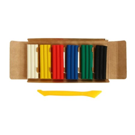 Plasticine soft (wax) 6 colors 90 g "Kalyak-Malyak", with a stack-5