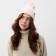 Women's hat minku, rr 52-56, pale pink color