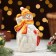 Souvenir "Snowman Friend", 13 cm, porcelain
