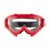 Cross -cross Ariete Adrenaline Primis Plus 2022, red, transparent lenses, antifog