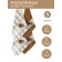 A set of wuffed napkins Diva Afrodita "Coffee", size 45x65 cm, 4 pcs