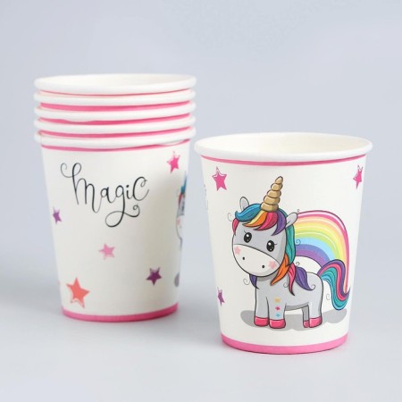 Set of dishes "Happy Birthday", Unicorn-1