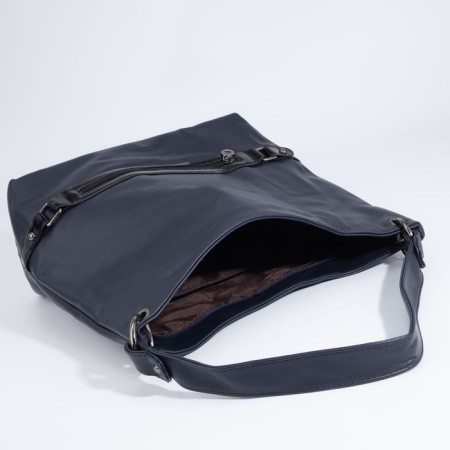 Load bag with lightning, external pocket, blue color-4