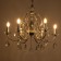 Vanessa chandelier 6he14 40W silver 64x64x100 cm