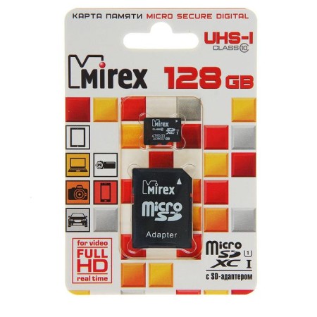 MIREX MICROSD memory map, 128 GB, SDXC, UHS-I, class 10, with SD adapter-2