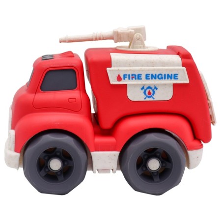 Eco-machine Funky Toys "Fire Service", red color, 18 cm-2