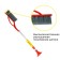 Climart CA-WB-04 snow brush, telescopic with a scrap, 78-98 cm