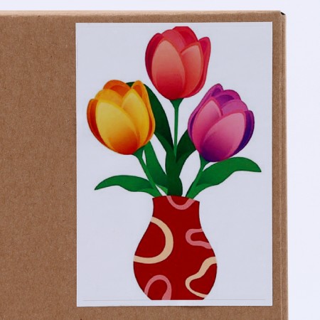 Diamond embroidery "Tulips Vase" Interior decor-8