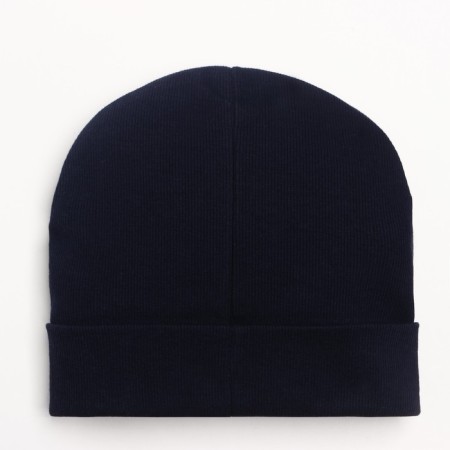Hat for a boy, the color is dark blue, size 47-50 cm-2