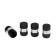 Torso valve cap, black, set 4 pcs