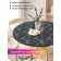 Tables on the table “Dragon with a gift”, round, oxford, elastic band, size 140x140 cm, diameter 105-120 cm