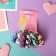 Hair elastic band "Mahrushka" 5 cm (set 6 pcs) drawing, mix