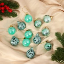 Set of balls plastic D-4 cm, 12 pcs 