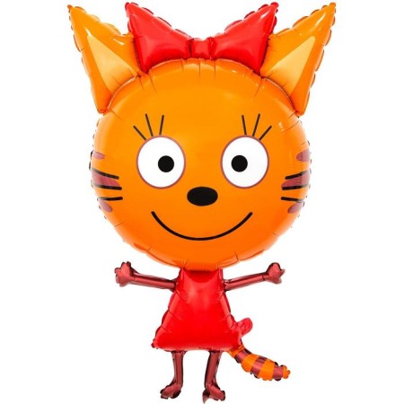 Foil ball 34 "Caramel. Three cats", figure