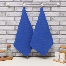 A set of kitchen towels of the share, color electrician, 35x60cm-2pcs, 100% HL, waffle, 220 g/m2