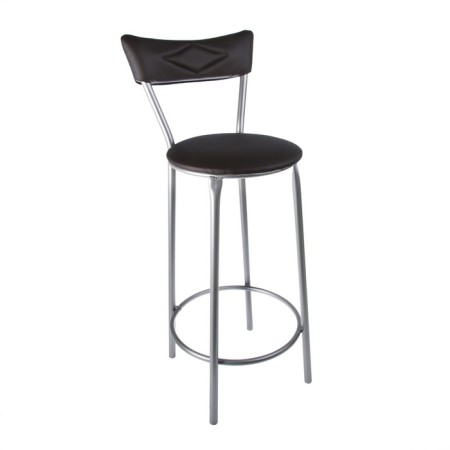 Baric chair with soft back, black