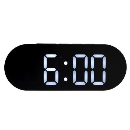 Sakura SA-8518, electronic, an alarm clock, radio, 3HAAA, black-2