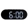 Sakura SA-8518, electronic, an alarm clock, radio, 3HAAA, black