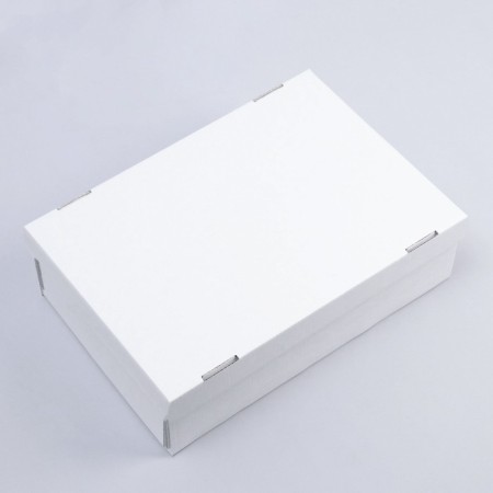 The box is folding, the lid is, white, 30 x 20 x 9 cm-1