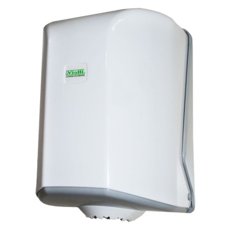 Vialli dispenser for towels with a central hood-1