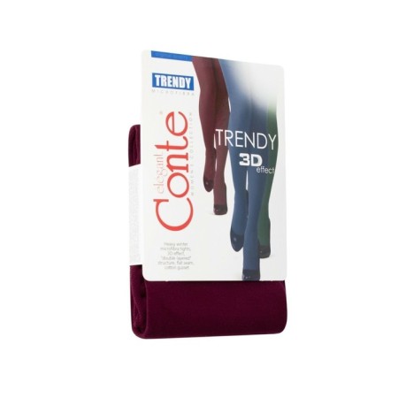 Women's tights Trendy, size 3, color Marsala-3