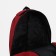 A backpack with a zipper, 2 external pockets, burgundy color
